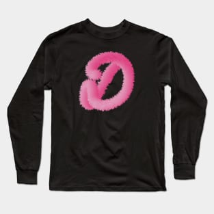 D Pink Animal Initials Long Sleeve T-Shirt